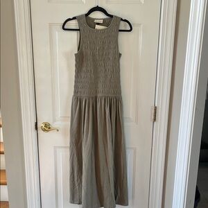 Universal Thread Sleeveless Khaki Maxi Dress